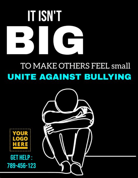 anti bullying poster designs|Anti.